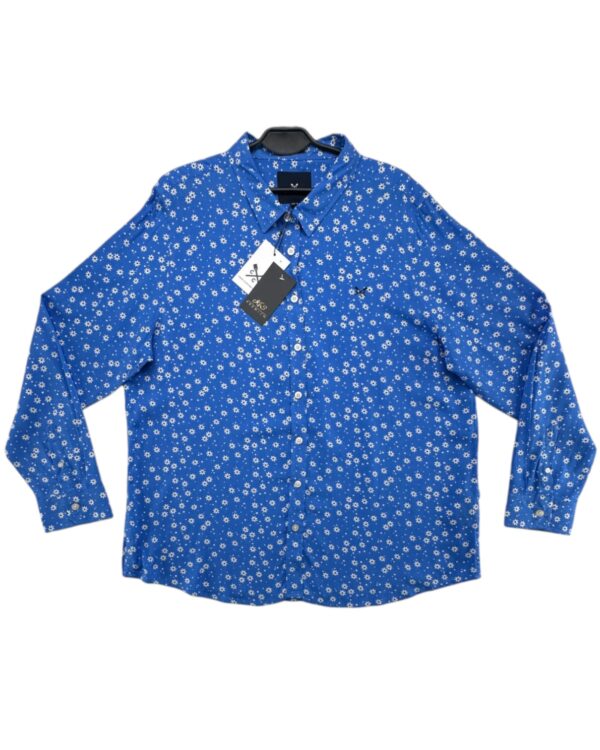 Crew Clothing Koszula Niebieska W Kwiaty 46 EU