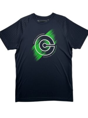 Saxnet Limited Koszulka Męska Sportowa Czarna Nadruk M 38 EU