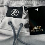 Gym King Spodnie Dresowe Męskie Szare Slim Fit S 36 EU - zdjęcie 2