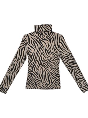 Miss Giada Golf Beżowy W Zebre S 36 EU