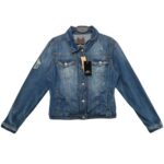 River Island Kurtka Jeansowa Damska Niebieska L 40 EU - zdjęcie 1