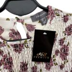 Primark Sukienka Midi Biała W Kwiaty M 38 EU - zdjęcie 2
