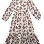 Primark Sukienka Midi Biała W Kwiaty M 38 EU - zdjęcie 3