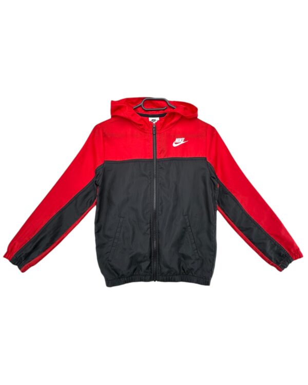 Nike Kurtka Sportowa Dziecięca Czerwono-Czarna M 137-147 CM