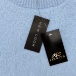 New Look Sweter Damski Króki Rękaw Błękitny Futrzasty S 36 EU - zdjęcie 2