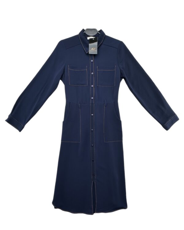 Monteau Sukienka Koszulowa Damska Granatowa S 36 EU