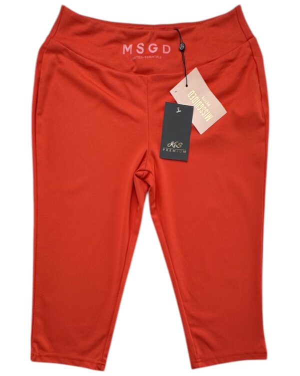 Missguided Legginsy Sportowe 3/4 Pomarańczowe S 36 EU
