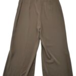 Zara Basic Spodnie Damskie Szerokie Brązowe XS 34 EU - zdjęcie 3