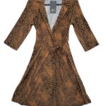 Blue Vanilla Sukienka Kopertowa Panterka M 38 EU - zdjęcie 1