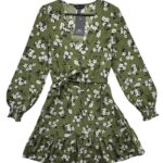 New Look Sukienka Zielona W Kwiaty M 38 EU - zdjęcie 1