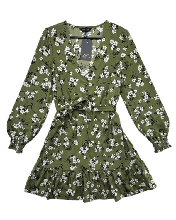 New Look Sukienka Zielona W Kwiaty M 38 EU