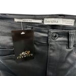 Bershka Damskie Spodnie Czarne Skórzane S 36 EU - zdjęcie 2