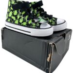 Converse All Star Trampki Dziecięce Świecące W Ciemności Czarno Zielone R.20 EU - zdjęcie 1