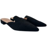 Shoesita Klapki Damskie Czarne Zamszowe 39 EU - zdjęcie 3