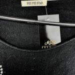 Phi Phi Sweter Damski Czarny Kwiaty One Size - zdjęcie 4