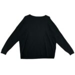 Phi Phi Sweter Damski Czarny Kwiaty One Size - zdjęcie 3