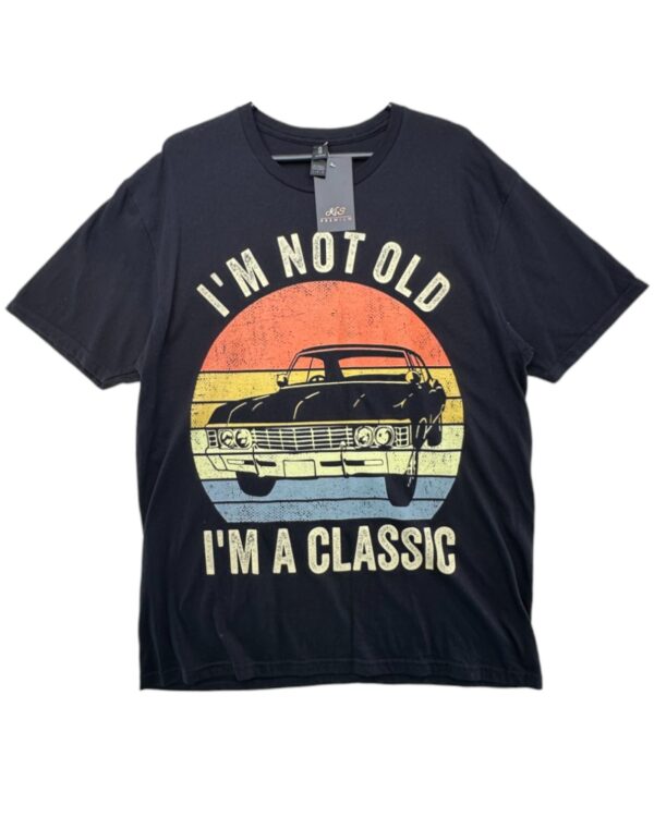 Gildan Koszulka Męska Nadruk Czarna L 40 EU