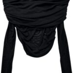 Primark Rita Ora Bluzka Damska Czarna Siateczka M 38 40 42 EU - zdjęcie 3