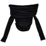 Primark Rita Ora Bluzka Damska Czarna Siateczka M 38 40 42 EU - zdjęcie 1