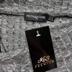 PrettyLittleThing Spódnica Maxi Damska Szara Guziki M 38 EU - zdjęcie 2