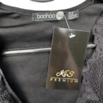 Boohoo Body Damskie Czarne Koronka S 36 EU - zdjęcie 2