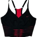 Nike Top Sportowy Damski Czarny Logo L 40 EU - zdjęcie 1