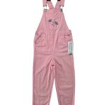 Little Kids Ogrodniczki Dziecięce Różowe Z Haftem Pszczółki 128 CM 7-8 Lat - zdjęcie 1