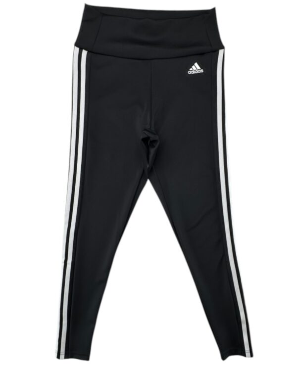 Adidas Legginsy Sportowe Damskie Czarne Z Białymi Lampasami S 36 EU