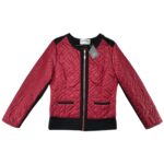 Outwear Kurtka Damska Pikowana Czarno Bordowa L 40 EU - zdjęcie 1