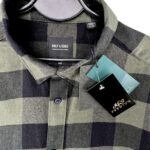 Only Sons Koszula Męska W Kratę Zielono Czarna XL 42 EU - zdjęcie 2