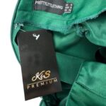 PrettyLittleThing Body Satynowe Zielone 32 EU - zdjęcie 2