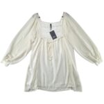 Innocence Sukienka Biała Wiązana Lużna L 40 EU - zdjęcie 1