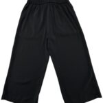 New Look Spodnie Damskie Czarne Dzwony Wiązane M 38 EU - zdjęcie 3