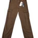 Stradivarius Spodnie Damskie Brązowe Cargo XS 34 EU - zdjęcie 1