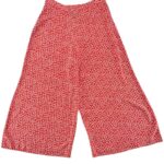 New Look Spodnie Damskie W Kwiaty Pomarańczowe Wiskoza M 38 EU - zdjęcie 3