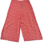 New Look Spodnie Damskie W Kwiaty Pomarańczowe Wiskoza M 38 EU - zdjęcie 1