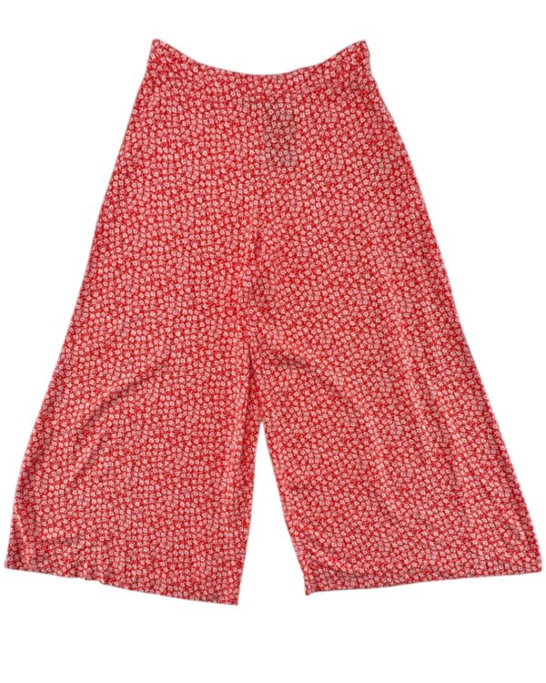 New Look Spodnie Damskie W Kwiaty Pomarańczowe Wiskoza M 38 EU