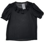 V By Very Koszulka Damska Koronka Czarna XXL 44 EU - zdjęcie 1