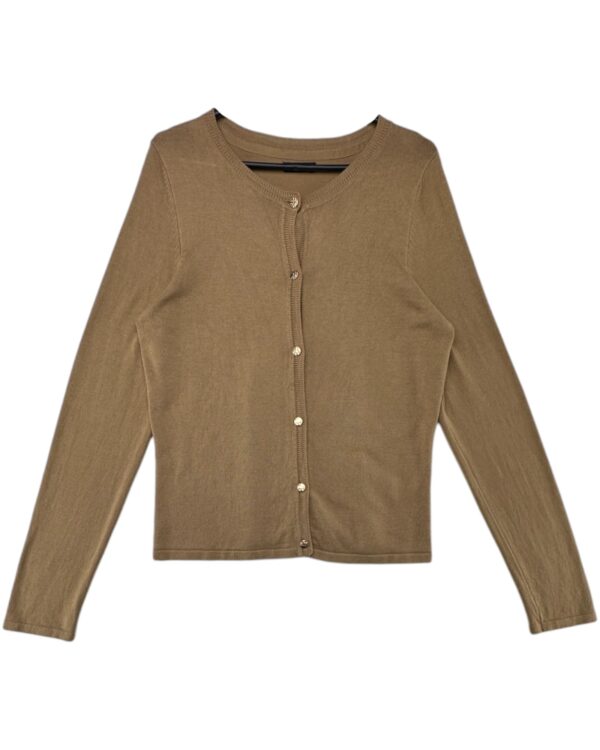 MCo Kardigan Damski Camelowy Wiskoza M 38 EU