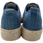 Primark Trampki Tenisówki Damskie Niebieskie Pleciona Podeszwa R.36 EU - zdjęcie 3