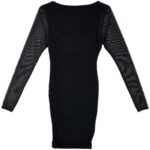 Nasty Gal Sukienka Czarna Siateczka XS 34 EU - zdjęcie 3