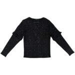 George Bluzka Dziewczęca Czarna Drobinki 13-14 Lat 158-164 CM - zdjęcie 1