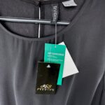 HM Divided Sukienka Czarna Gumka Dół Długi Rękaw M 38 EU - zdjęcie 2