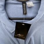 HM Divided Sukienka Koszulowa Niebieska Marszczenie M 38 EU - zdjęcie 2