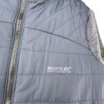 Regatta Bluza Kurtka Damska Pikowana Granatowa Szara Z Kapturem S 36 EU - zdjęcie 2