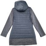 Regatta Bluza Kurtka Damska Pikowana Granatowa Szara Z Kapturem S 36 EU - zdjęcie 4