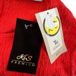 Tu Sukienka Pomarańczowa Wiązanie Midi XS 34 EU - zdjęcie 3