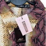 Missguided Koszula Damska Kolorowa Wzór Wąż S 36 EU - zdjęcie 2