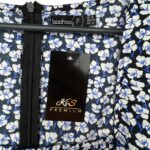 Boohoo Sukienka Kwiaty Czarna XS 34 EU - zdjęcie 2