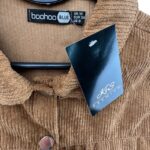 Boohoo Kurtka Damska Sztruksowa Brązowa M 38 EU - zdjęcie 2